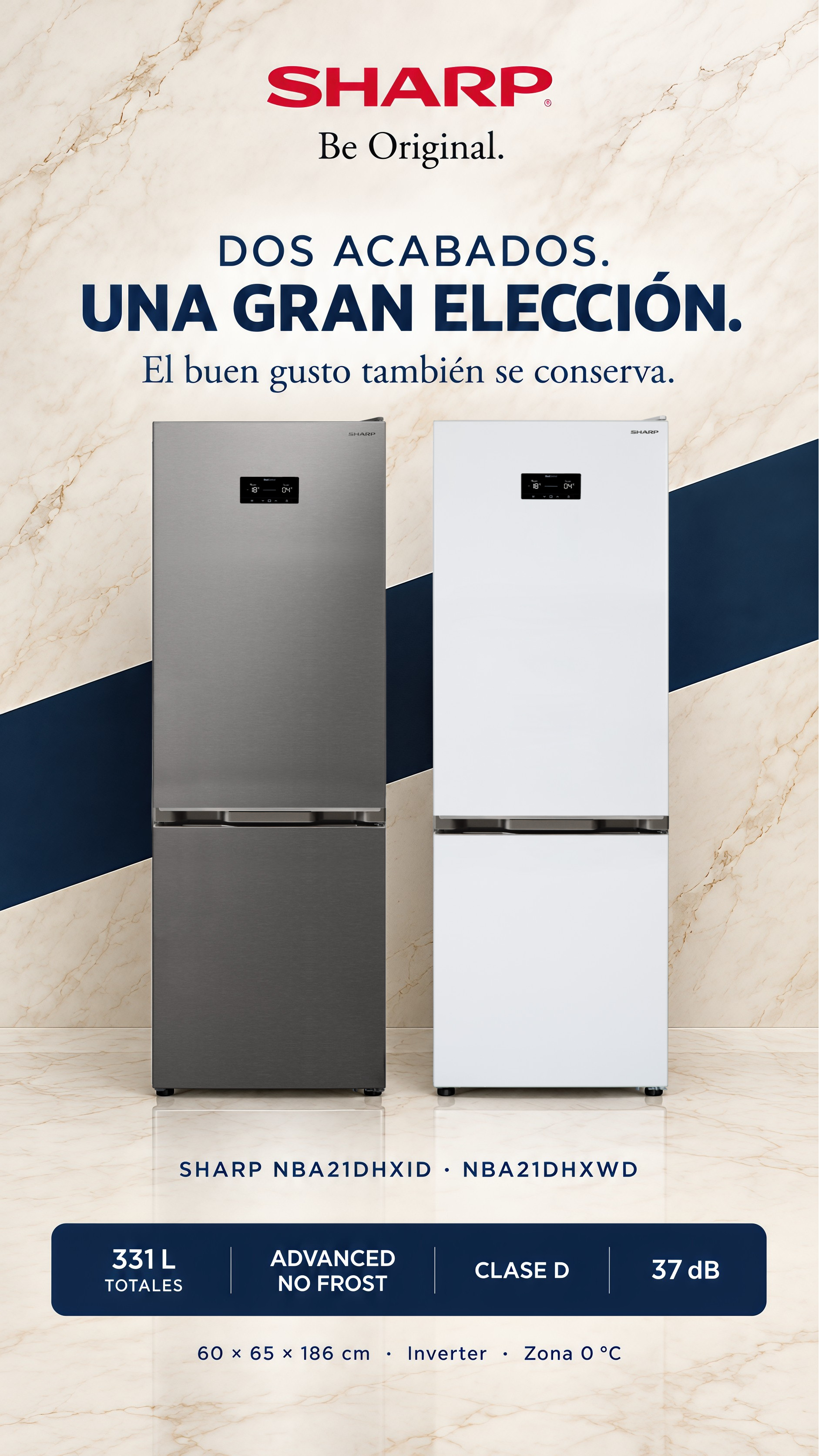 FRIGORÍFICOS ADVANCED NO FROST NBA21DHX